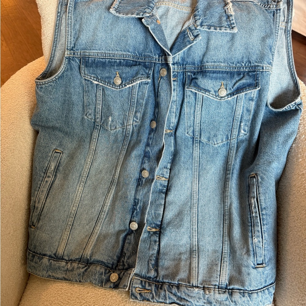 Anthropologie Denim Vest